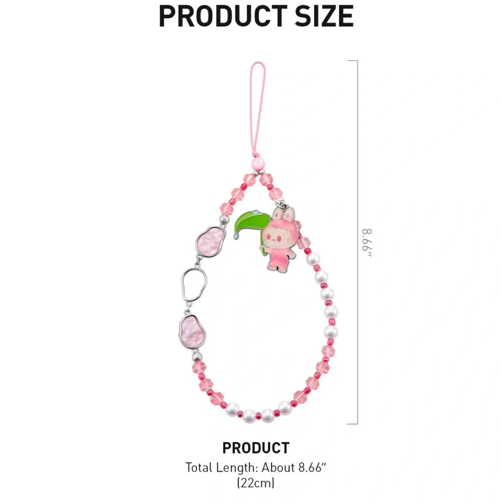 POP MART X The Monsters Big Into Energy Labubu Phone Charm - Happiness - Picture 5 of 5